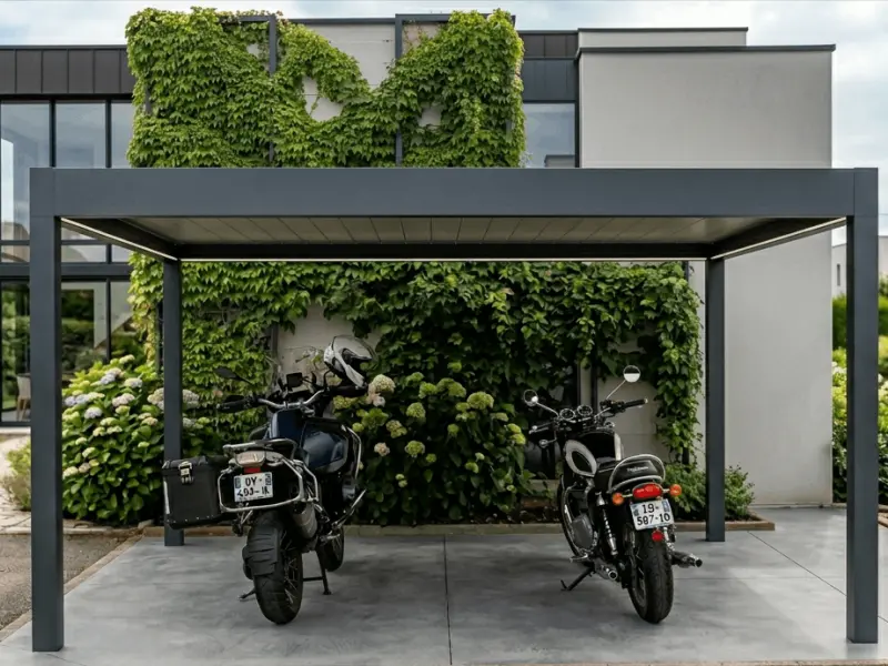 Carport pour Moto