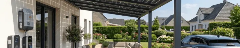 Pergola solaire : produisez de l'énergie sur votre terrasse