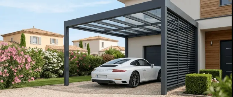 Pourquoi choisir un carport aluminium plutôt qu'un garage ?